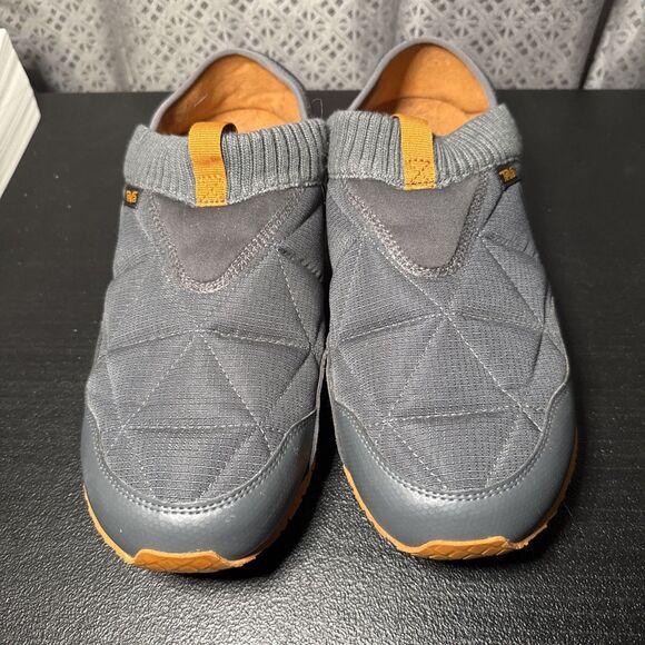 Teva ReEmber Moc Slipper Shoes Mens Size 12 Gray Quilted Slip-On Camp Cozy main image 5